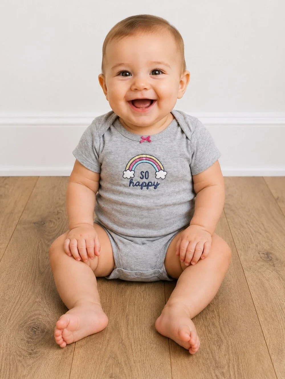 9m Carter's Girls Rainbow Onesie